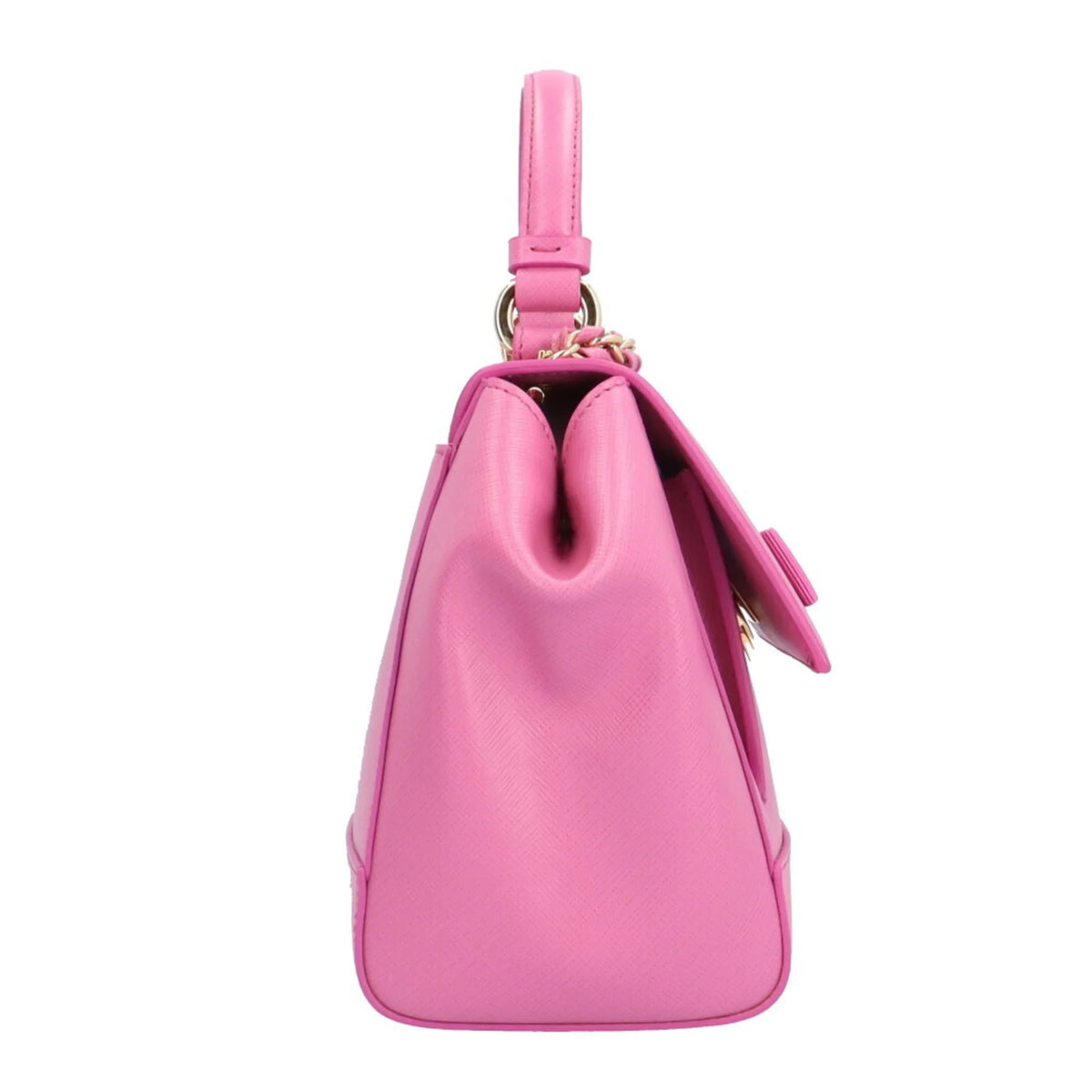 Pre-Owned Salvatore Ferragamo Vara Ribbon Shoulder Bag Leather EZ-21 F570 Pink Ladies 2way BRB10010000013177 (Good)