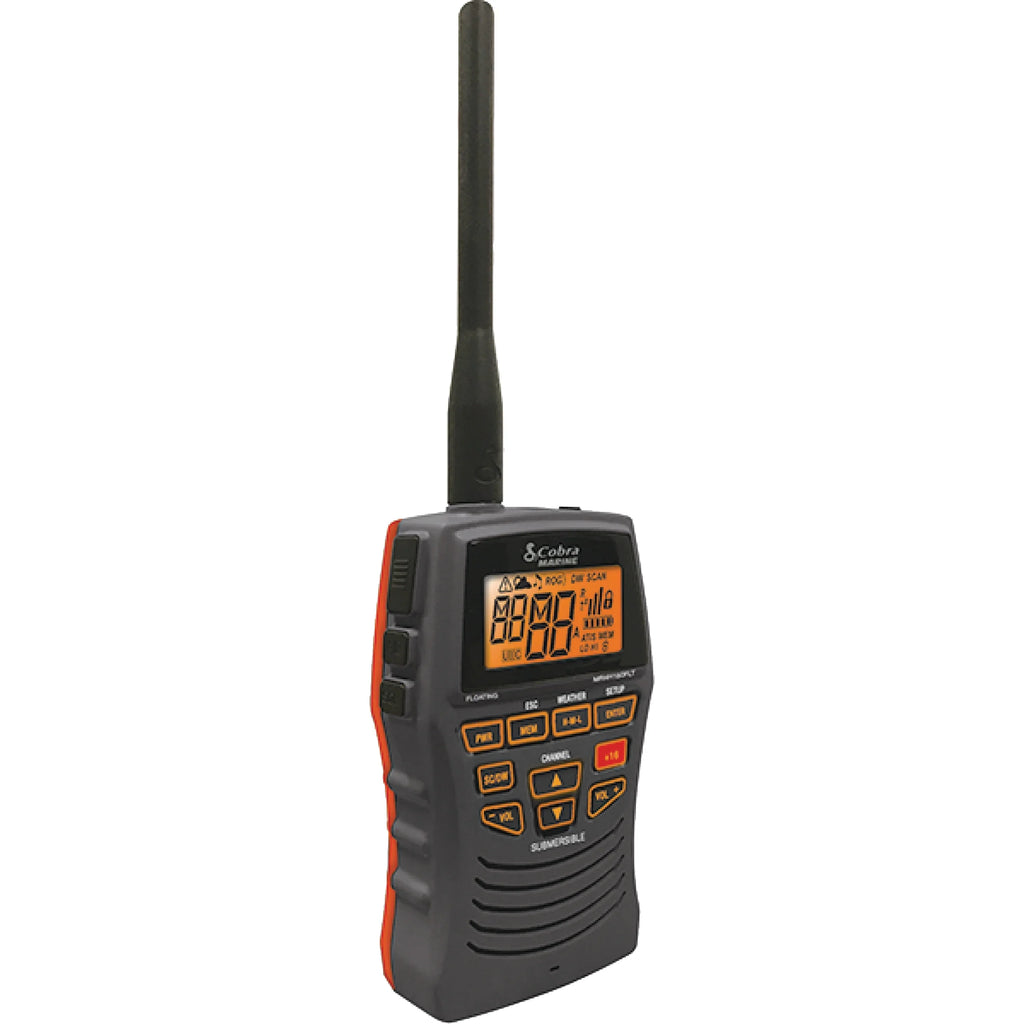 Cobra Marine MR HH150 FLT 3-Watt Floating VHF Handheld Marine Radio