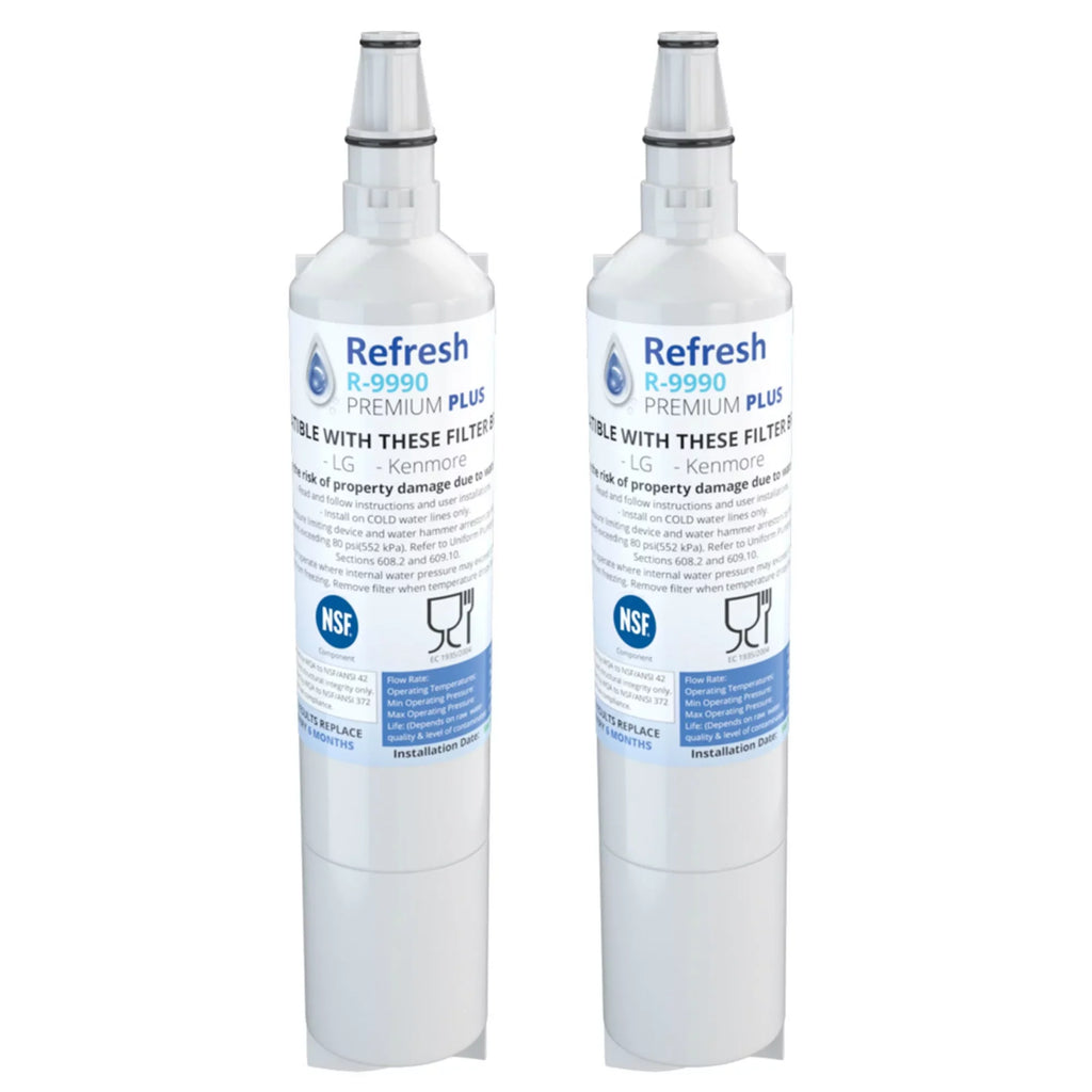 Replacement Water Filter For  Tier1 RWF1051 -by Refresh (2 Pack)