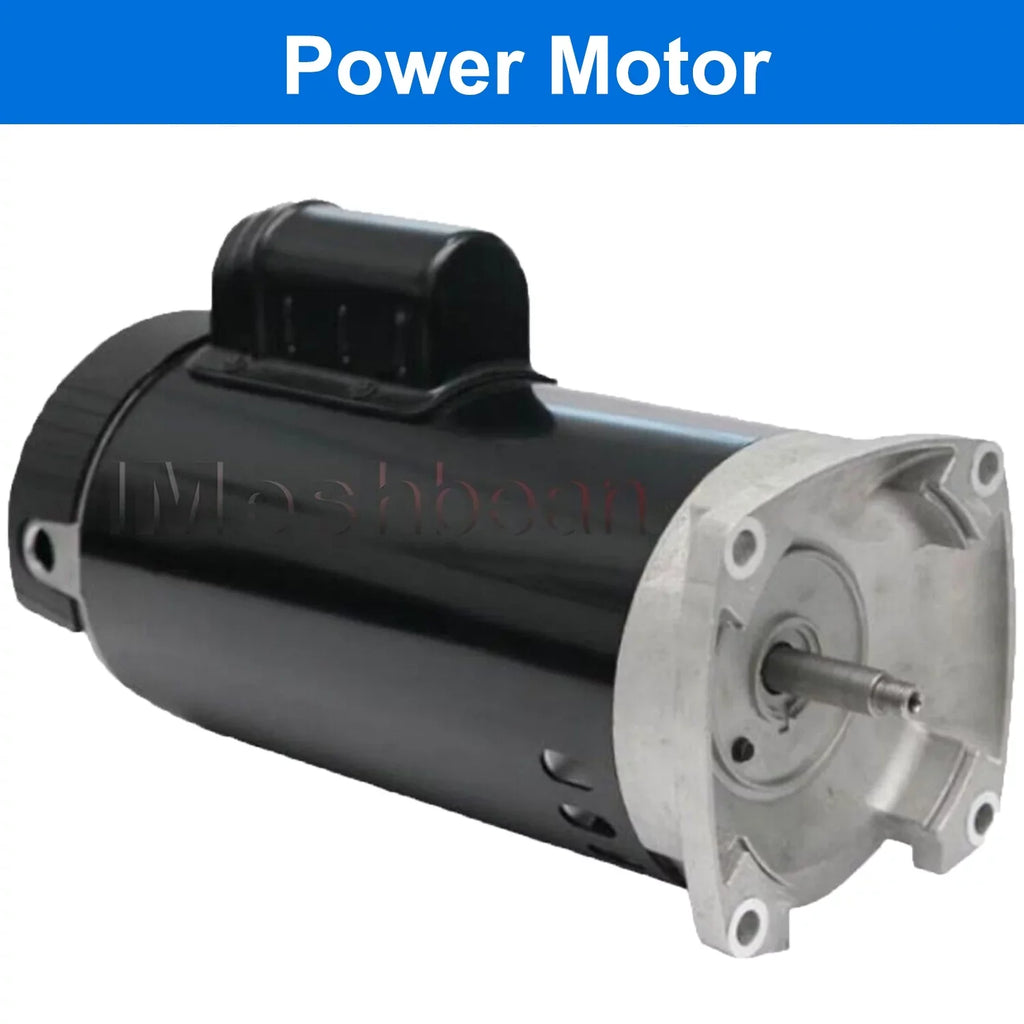 iMeshbean Swimming Pool Pump Above Ground, 2HP Motor, 110V-230V, Single Speed Pump For Above Ground Swimming Pool and Inground Pools, 6500GPH, Head Max 78FT, w/ Strainer Basket & NPT Connector