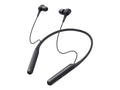 WI-C600N - Earphones with mic - in-ear - behind-the-neck mount - Bluetooth - wireless - NFC - active noise canceling - ebony