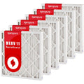 SpiroPure 15.75x31.75x2 MERV 11 Pleated Filter Air Filters - Made in USA (6 Pack)