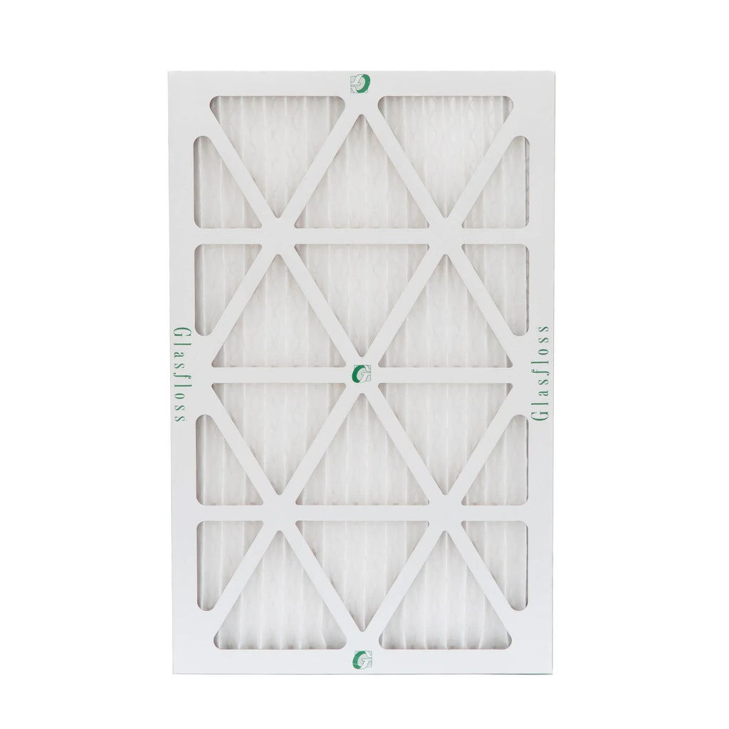 Exact Size: 15-1/2 x 23-1/2 x 7/8. Box of 4. Glasfloss ZL 16x24x1 MERV 10 Pleated AC Furnace Air Filters