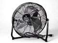 iBurst Ib-218 18 inch 3-Speed High Velocity Heavy Duty Metal Industrial Floor Fans ebony