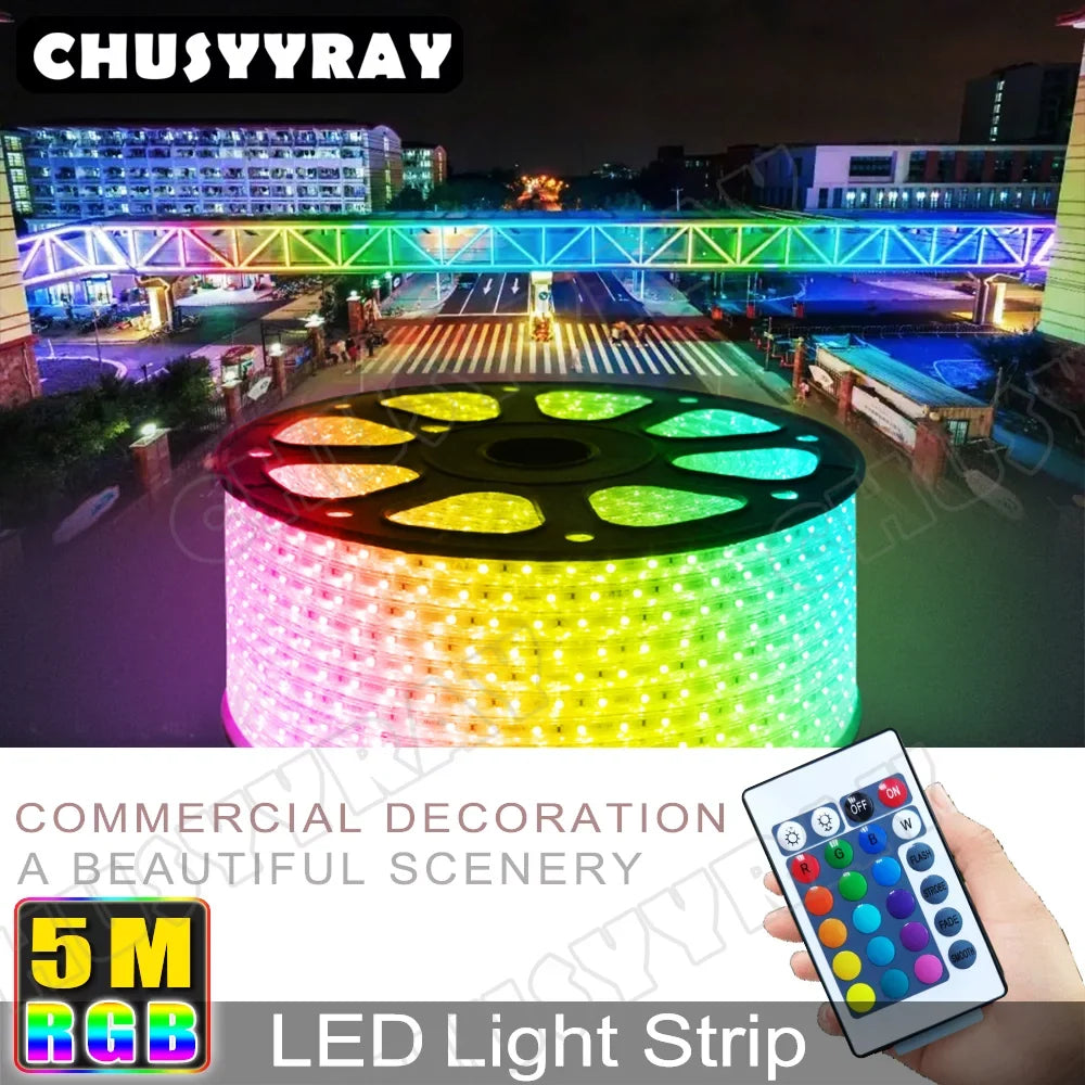 1pcs Camper lights Led Strip Lights 16.4ft RGB 2835 Led Room Lights Led Tape Lights Color Changing
