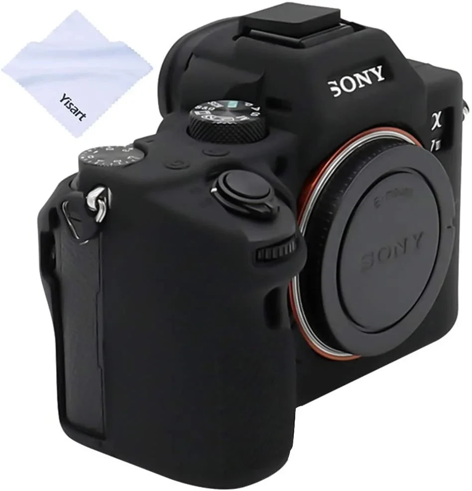 Yisau  A7iii A7Riii A7siii Case, Professional Silicone Rubber Case Cover Coverable Protective for  Alpha A7 iii