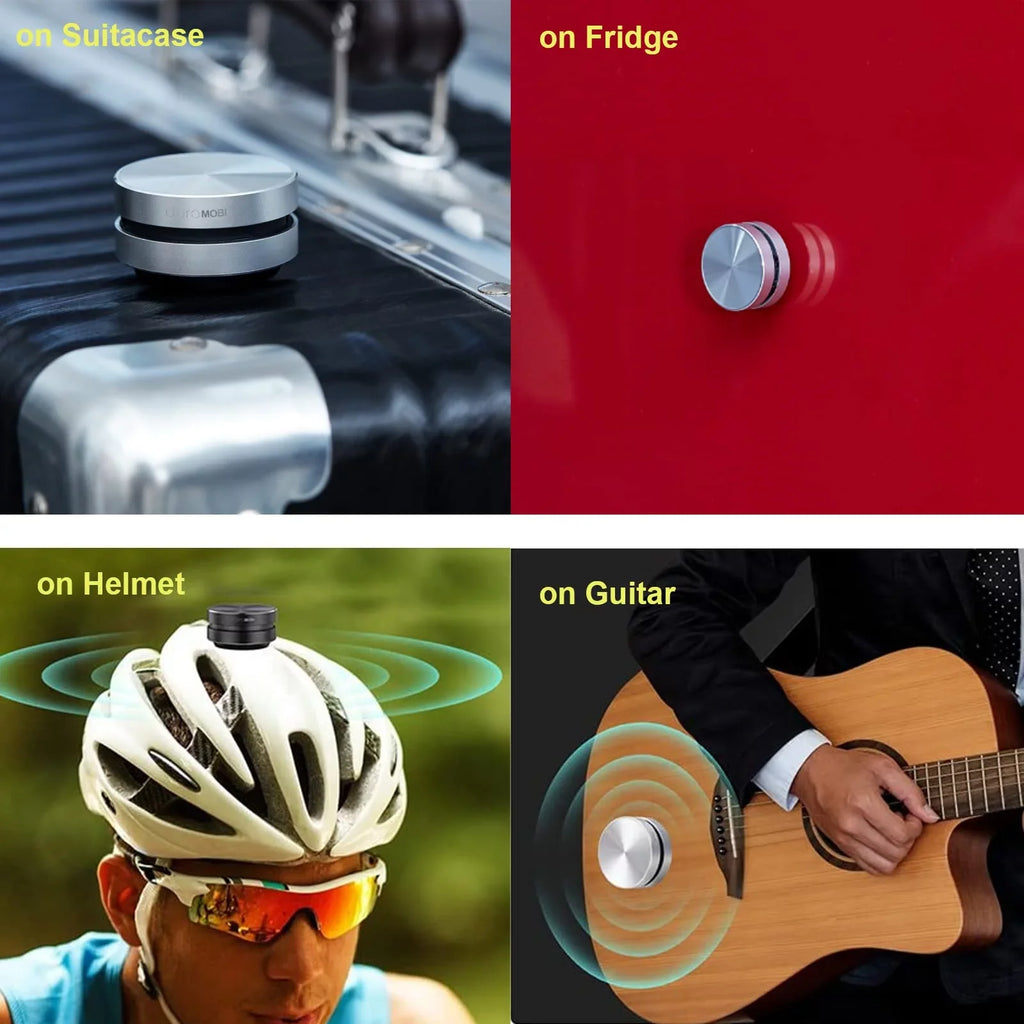 2pcs Humbird Speakers Bone Conduction Speakers ebony Portable Wireless Speaker Stereo Mini Speaker 2pcs/pack