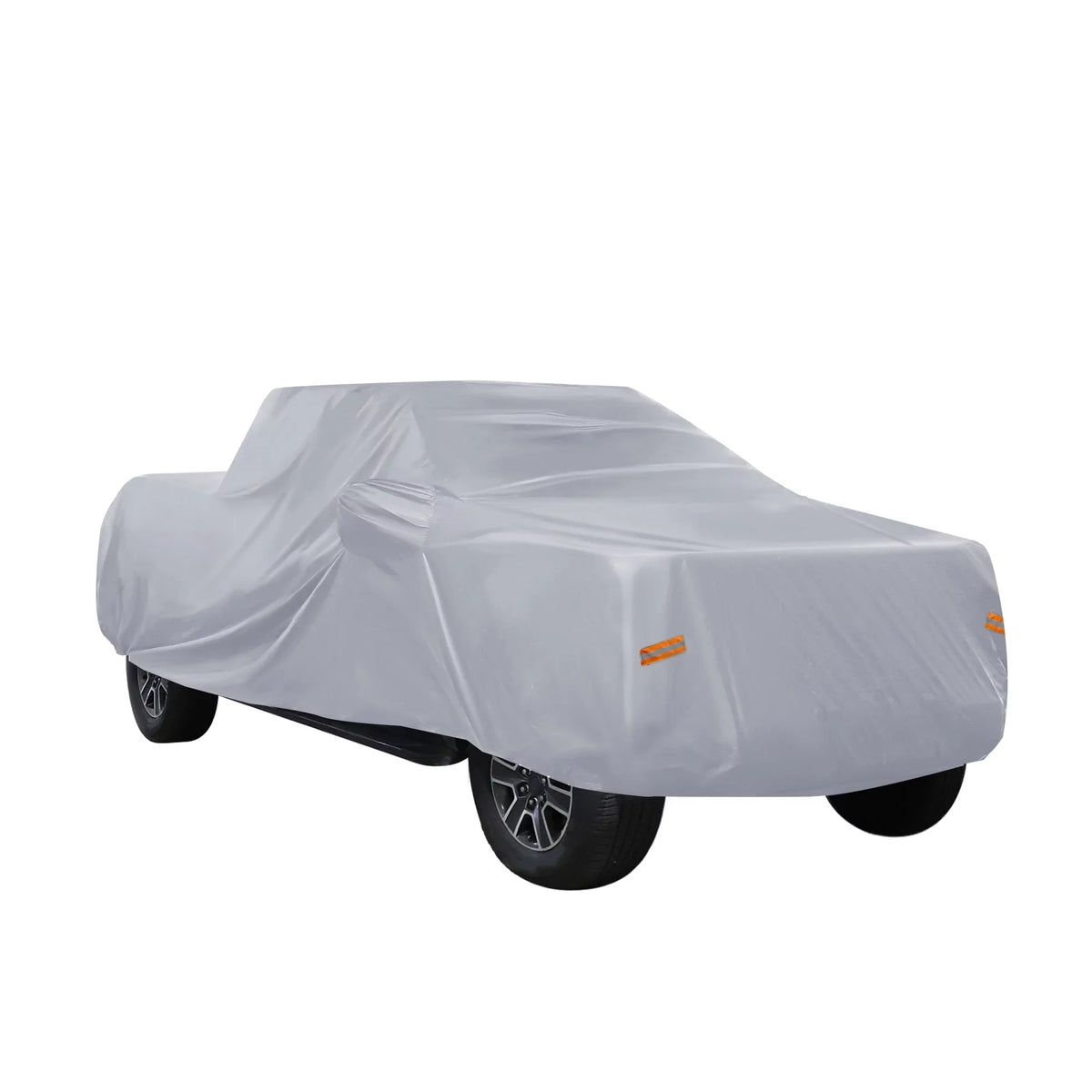 Pickup Truck Cover for  F150 Crew Cab Pickup 4 Door 6.5 Feet Bed 2004-2021 Sun Rain Dust Wind Snow Protection Gray