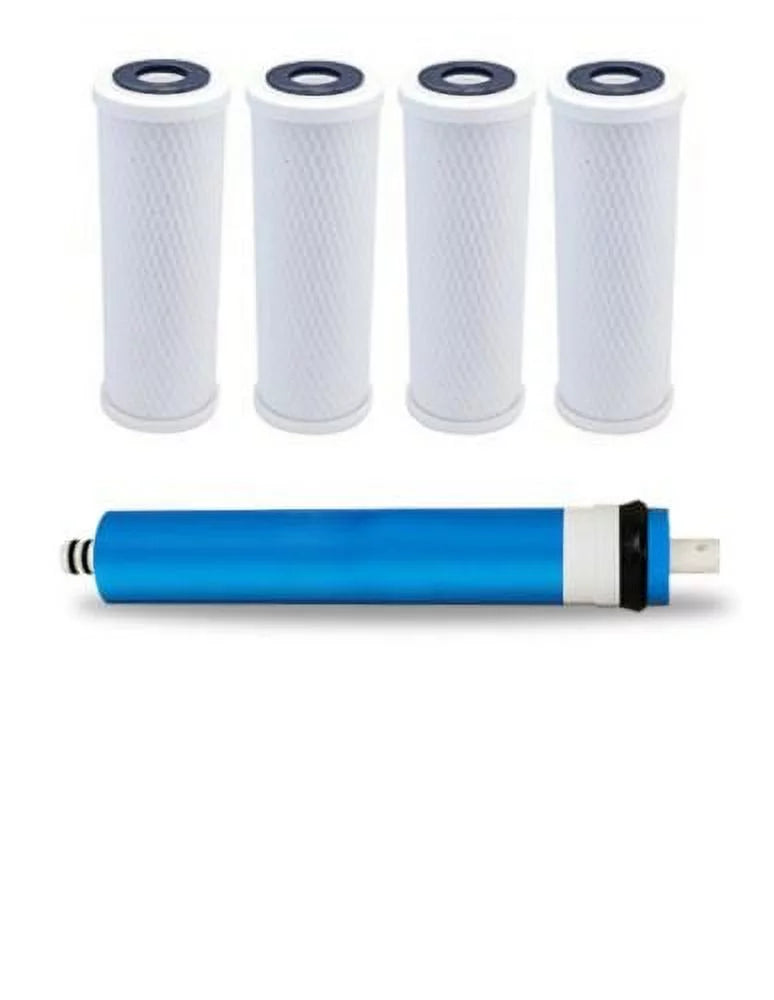 5 Filters For GE FX12P FX12M Compatible Membrane and Pre & Post Filter Set