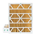 Actual Size: 19-3/8 x 23-3/8 x 3-3/4. 2 Pack of 20x24x4 MERV 11 Pleated 4" inch Air Filters by Glasfloss