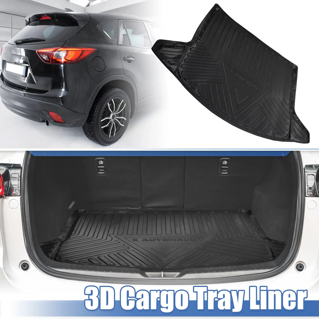 Unique Bargains Cargo Trunk Tray Cargo Liner Rear Cargo Trunk Floor Mat Non Slip Waterproof Protector for Mazda CX-5 2017-2021