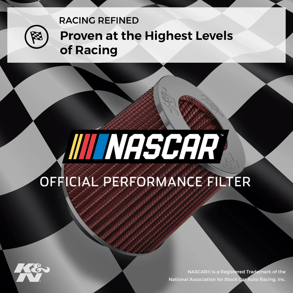 K&N Universal Clamp-On Air Filter: High Performance, Premium, Washable, Replacement Engine Filter: Flange gauge: 6 In, Filter Height: 7.5 In, Flange Length: 1 In, Shape: Round Tapered, RU-1041