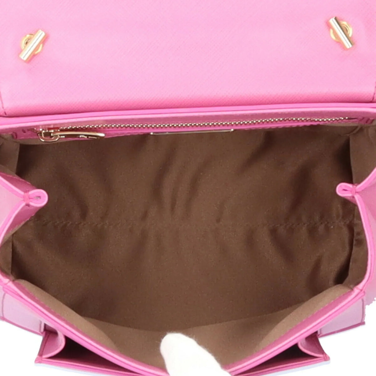 Pre-Owned Salvatore Ferragamo Vara Ribbon Shoulder Bag Leather EZ-21 F570 Pink Ladies 2way BRB10010000013177 (Good)