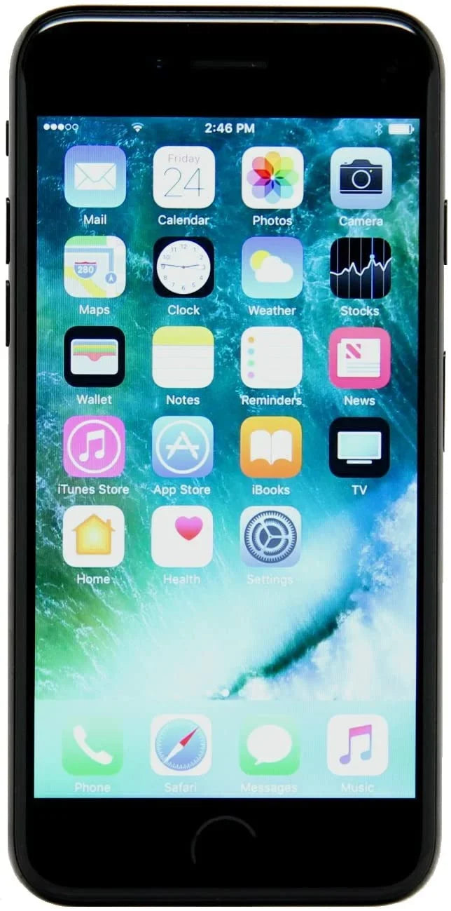 Restored  IPHONE 7 32GB UNLOCKED MQTT2LL/A - JET ebony (Refurbished)