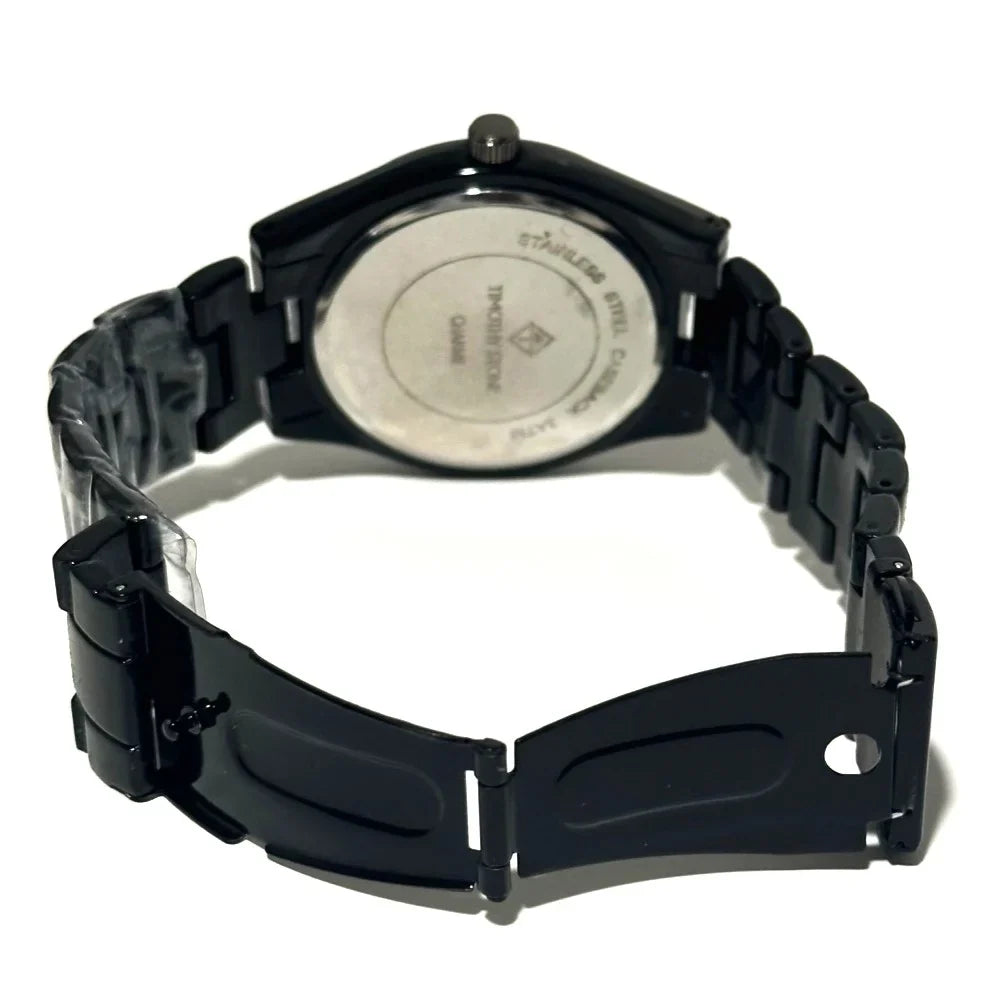 Like New - Timothy Stone Charme Ceramic ebony Faux Ceramic Watch *See Description*