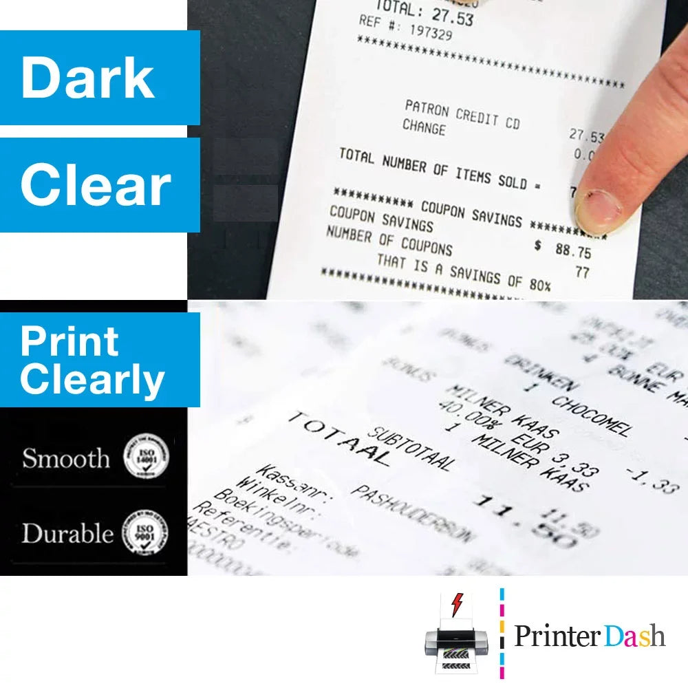 Printer Ribbons (6/PK) (30980211P). PrinterDash Compatible Replacement for Star-Micronics MP-200 Series/MP-235/MP-242/MP-292/MP-512/SP-200 Series/SP-212/SP-242/SP-500/SP-2000 Purple P.O.S