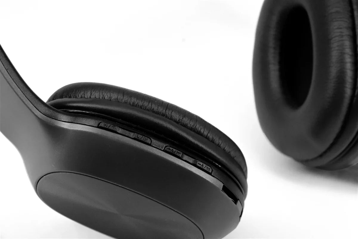 Over-the-Head Stereo Wireless Headsets for HTC Desire 21 Pro 5G, U20 5G, HTC Wildfire E3, Desire 20+, Wildfire E2, Desire 20 Pro, Wildfire X, U19e (ebony)