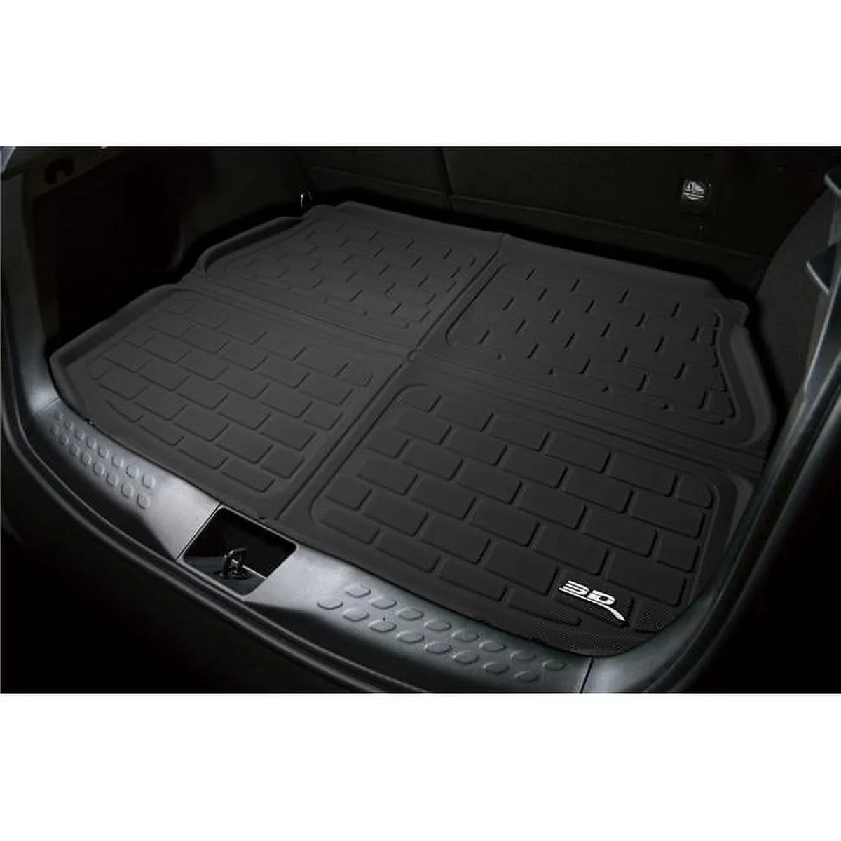 Kagu Foldable Cargo Liner Floor Mats for 2020-2022  Explorer, dark