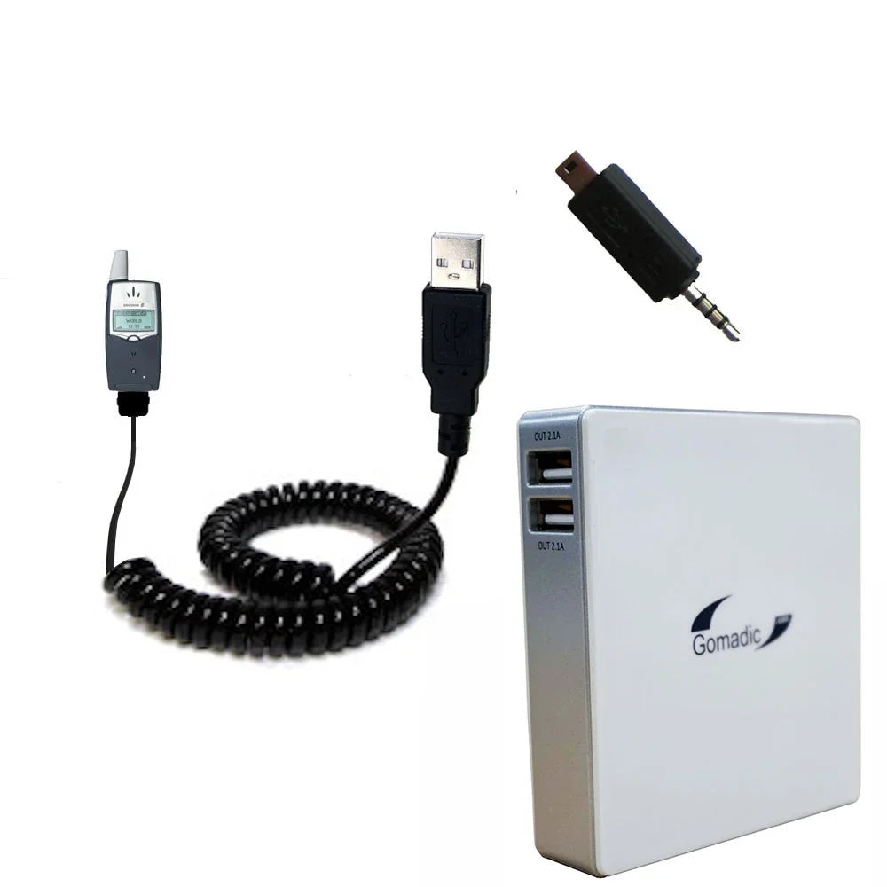 Gomadic High Capacity Rechargeable External Battery Pack suitable for the  Ericsson T39 T39m - Portable Charger with TipExchange Technology
