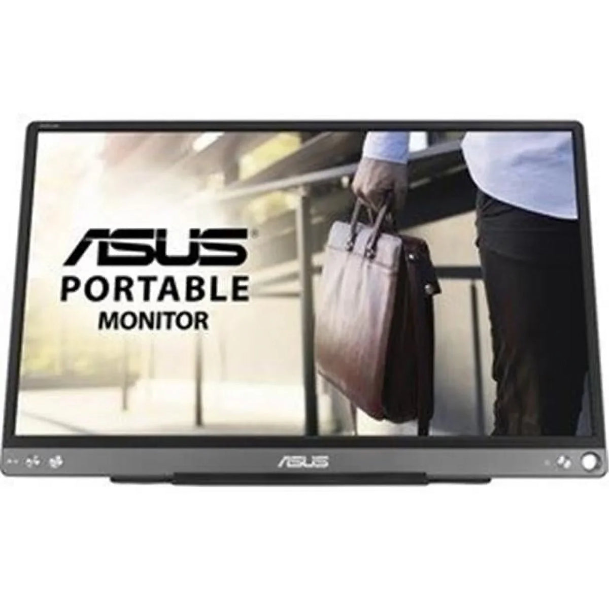 Full HD LCD Monitor - In-Plane Switching Technology - 1920 x 1080 - Dark Gray.   ZenScreen 15.6 in