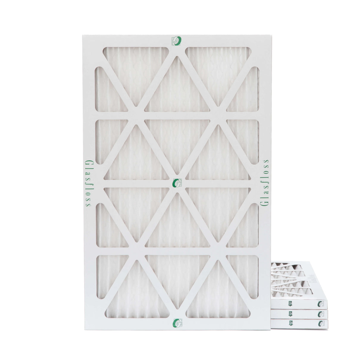 Exact Size: 15-1/2 x 23-1/2 x 7/8. Box of 4. Glasfloss ZL 16x24x1 MERV 10 Pleated AC Furnace Air Filters